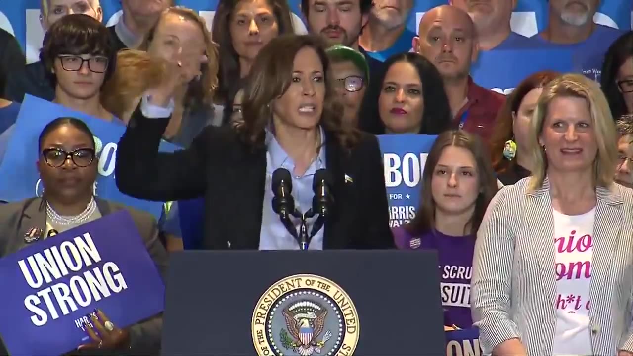 Kamala Harris "We can see what is possible, unburdened by what has been!"