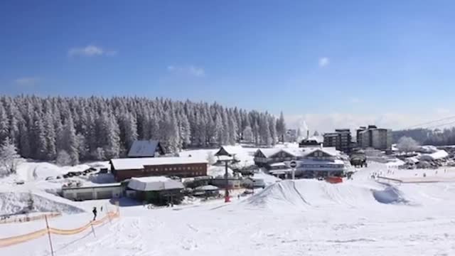 Bizarre light orbs over the Feldberg in Germany