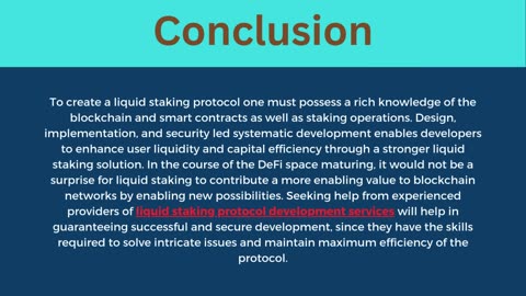 How to Develop a Liquid Staking Protocol for Blockchain Networks