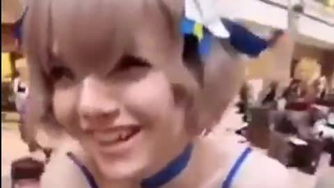 Cosplay girl with the deep voice _anime girl ( memes