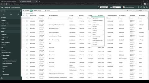 How to create a bar chart from a list view in ServiceNow [Paris]