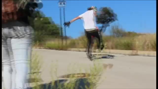Roller skater crashes into sheep at high speed-TOP 3 Fails Downhill 2015