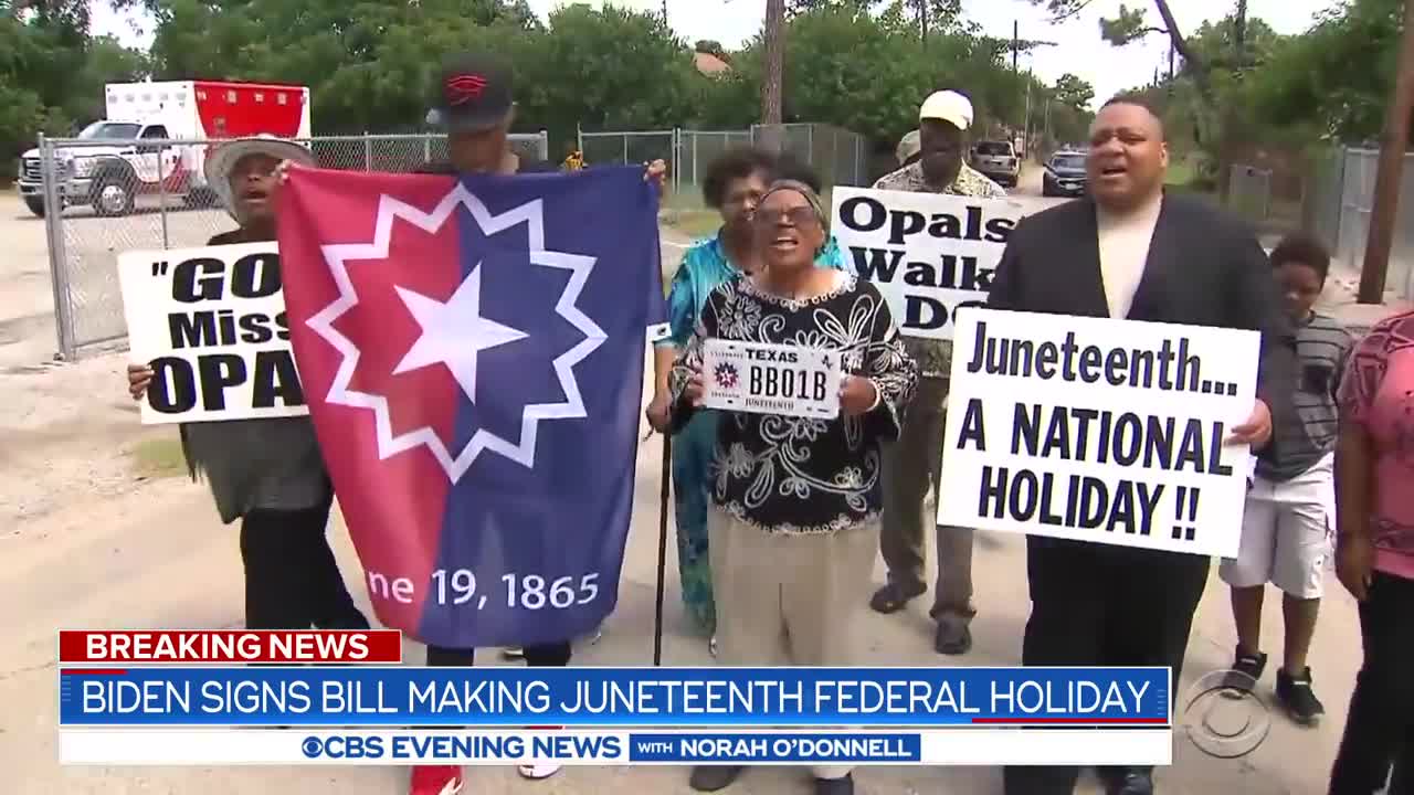Biden signs bill into law making Juneteenth