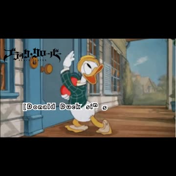 [Donald Duck sings/AI Cover] Black Clover Opening 3 Vickeblanka - Black Rover