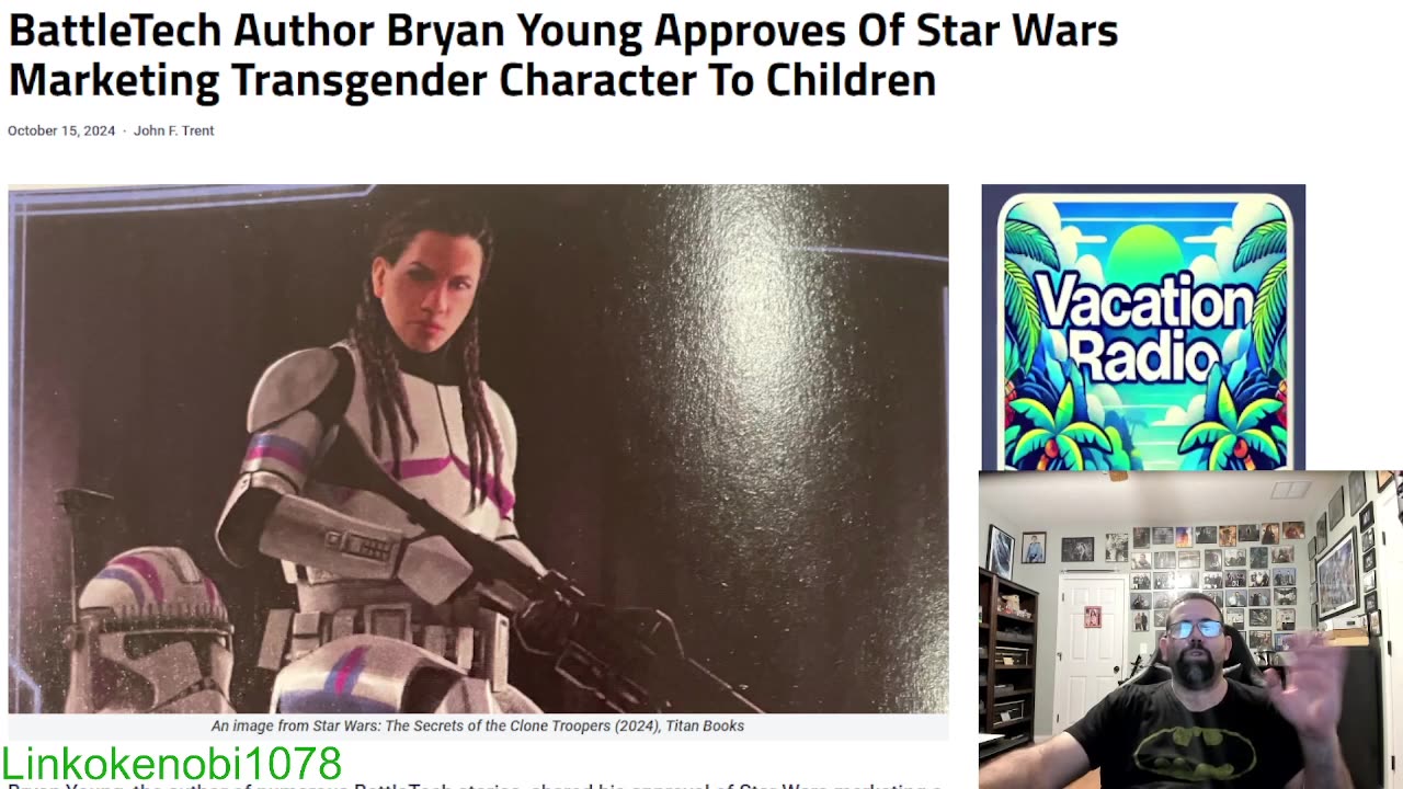 Bryan Young Author Of BattleTech Approves Star Wars Trans Character To Children Of All Ages