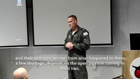 Attached is a video of the Commanding Officer of the Israeli Air Force, Maj. Gen. Tomer Bar: