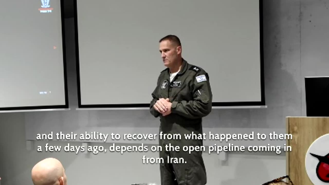 Attached is a video of the Commanding Officer of the Israeli Air Force, Maj. Gen. Tomer Bar: