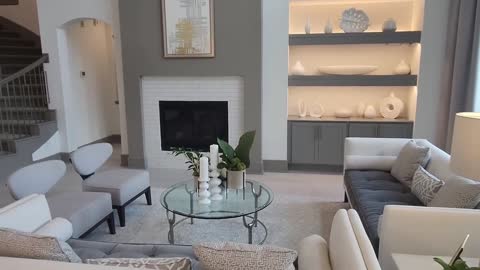 Cabinets in the living room