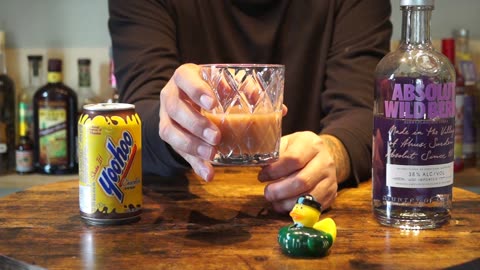 Absolut Wild Berri Vodka & Yoohoo