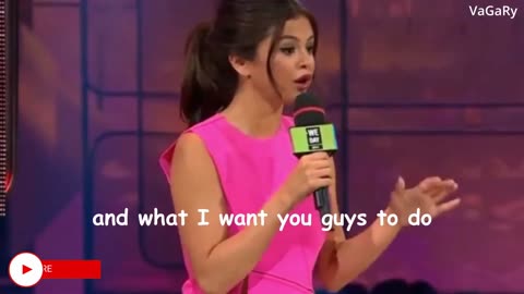 Selena Gomez: Believe in Yourself | Motivational Speech with English Subtitles