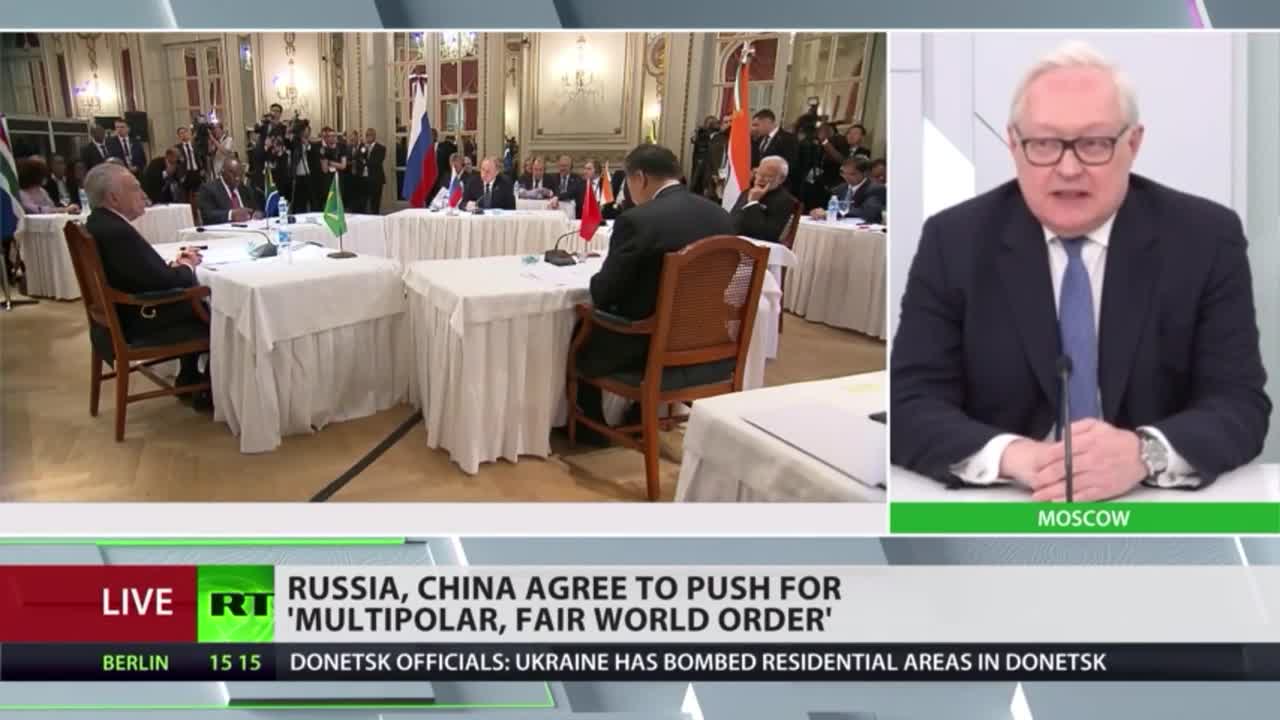 Russia is now on board with the new world order.