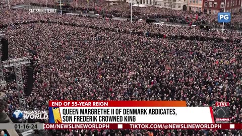 Queen Margrethe II of Denmark abdicates, son Frederik crowned king