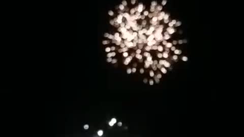 Beautiful fireworks.. You can enjoy it