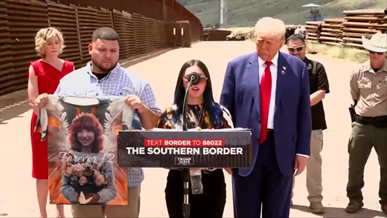 Donald Trump Speaks at the Border