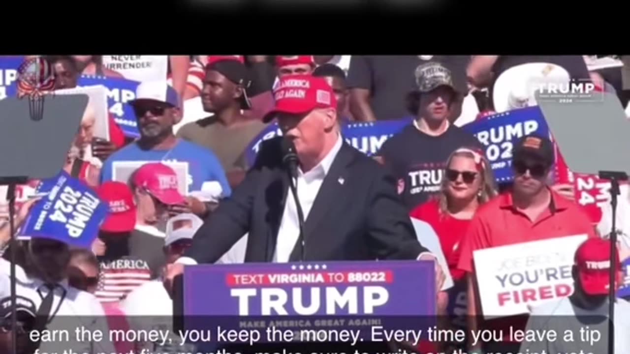 President Trump: "No Tax On Tips"