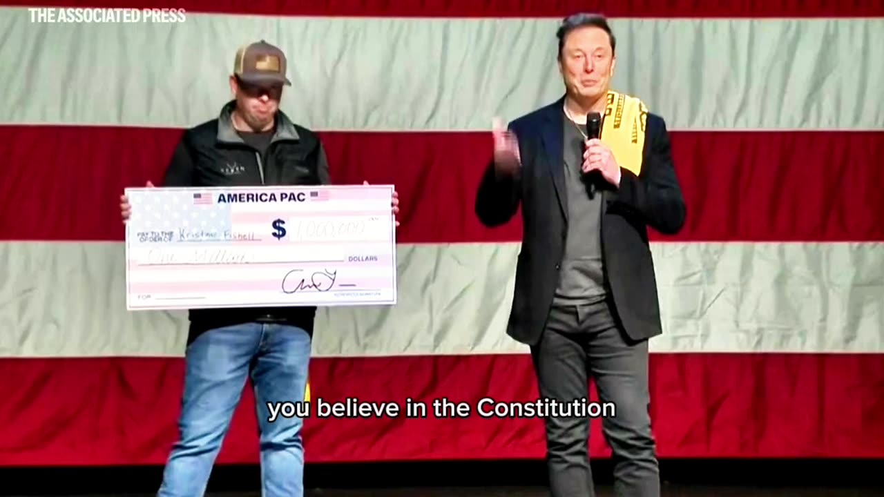 Elon Musk gives $1million to Trump voters in Pennsylvania