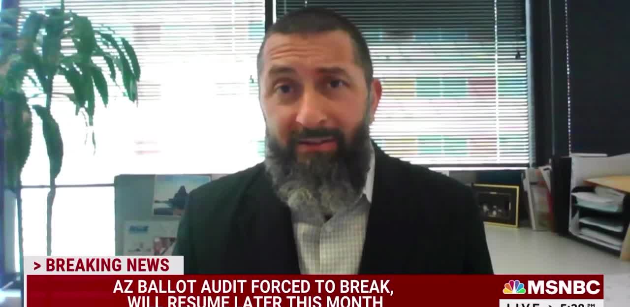 MSNBC talking heads are furious about the @ArizonaAudit Twitter handle