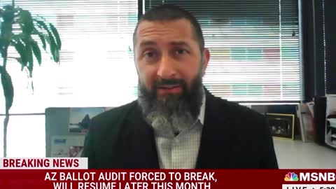 MSNBC talking heads are furious about the @ArizonaAudit Twitter handle