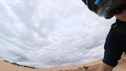 Dirt Biker Takes Flight