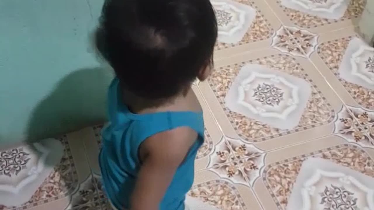 mischievous dancing baby