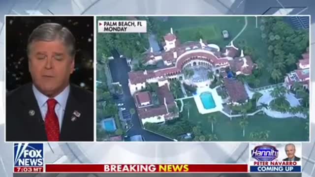 Sean Hannity: Confirms the Cameras WERE NOT Shut Off at Mar A Lago During the Raid!