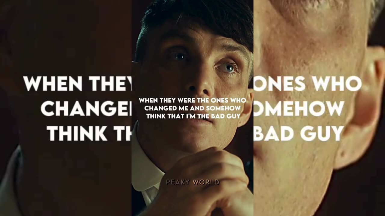 PEOPLE TELL ME I HAVE CHANGED ~ THOMAS SHELBY QUOTES #shorts #quotes #peakyblinders