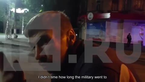 The cyclist's comment on the situation in Kherson was delivered.