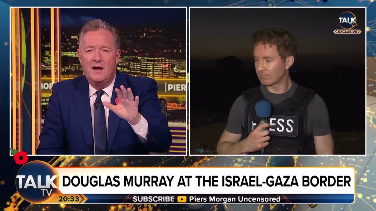 Douglas Murray destroys every Piers Morgan talking point on the Israel Palestine War / Gaza conflict