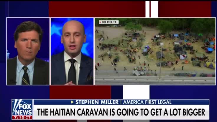 Tucker Carlson & Stephen Miller on the Border CRISIS 9/21/21