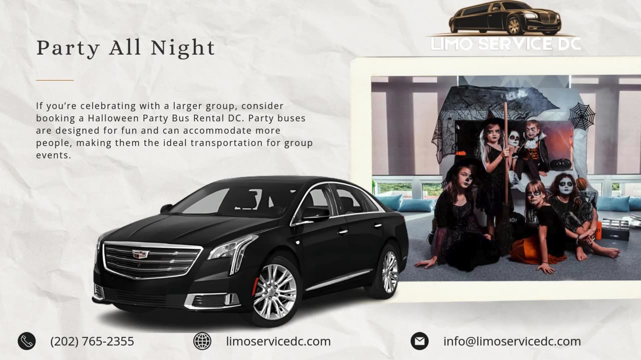 Spooky Night Out Book Your Halloween Limo Service in DC