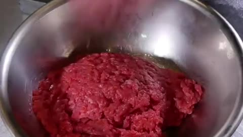 The process of making burgers