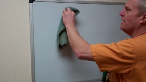 The best way to clean a white board