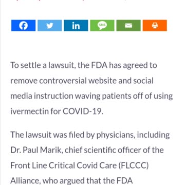 FDA Loses its War on Ivermectin ...