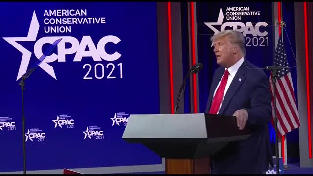 President Donald J Trump's full speech at CPAC 28 Feb 2021