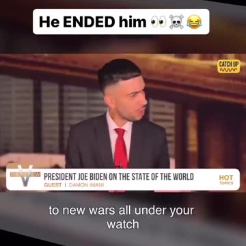 Damon Imani photoshops himself in as a guest on another episode of The VIEW with Sleepy Creepy Joe Biden