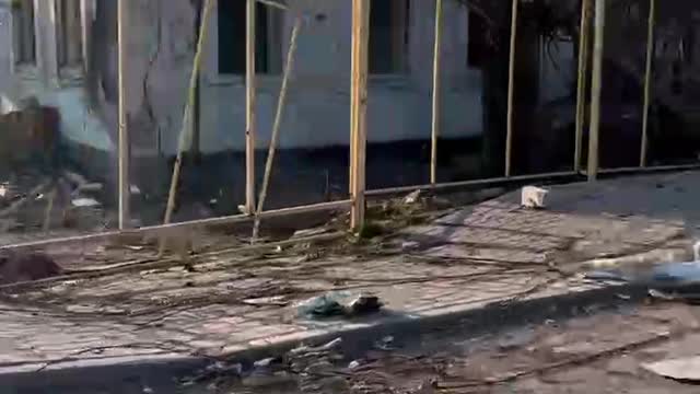 Centrum osvobozeného Mariupolu