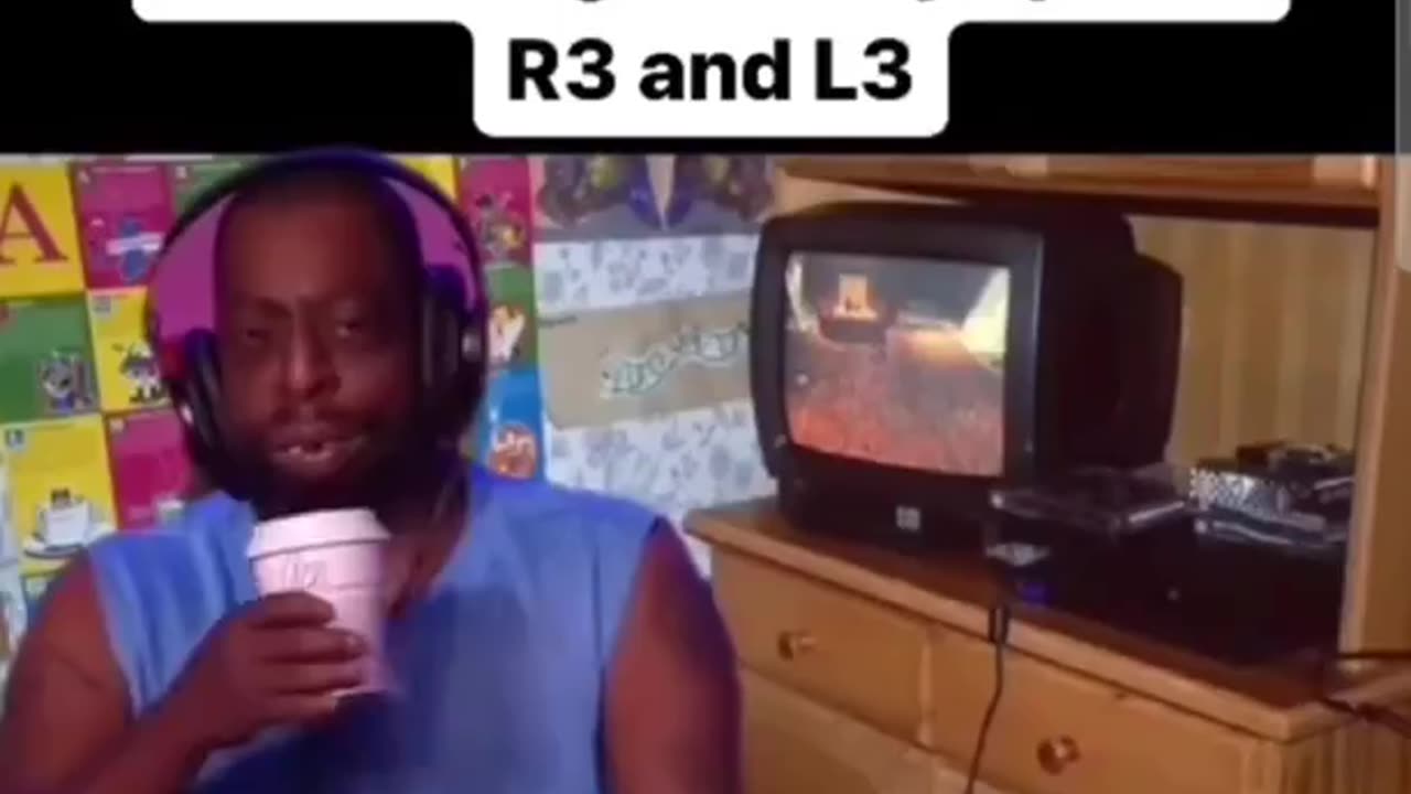 8 Year Old me playing PS2 when the game says press R3 and L3