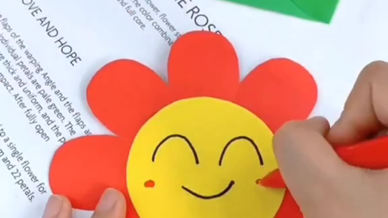 DIY Paper Cut Origami: sun