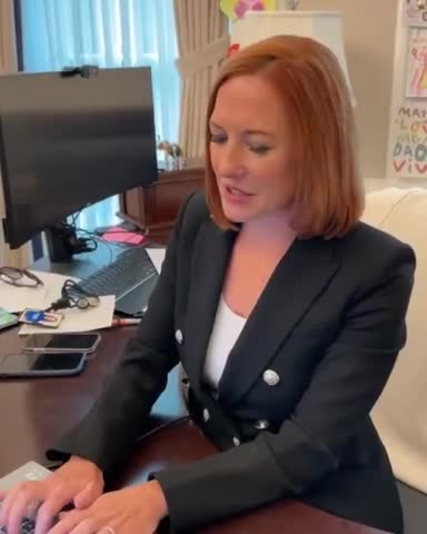 Leaked Video Shows Psaki's Perspective Replacement