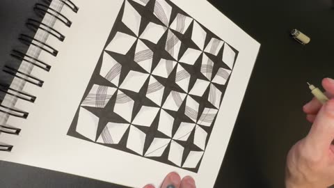 Draw this cool abstract art with me!