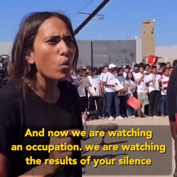 Young Egyptian woman, confronts #CNN’s Clarissa Ward