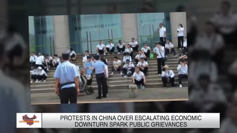 Protests in China over escalating economic downturn spark public grievances