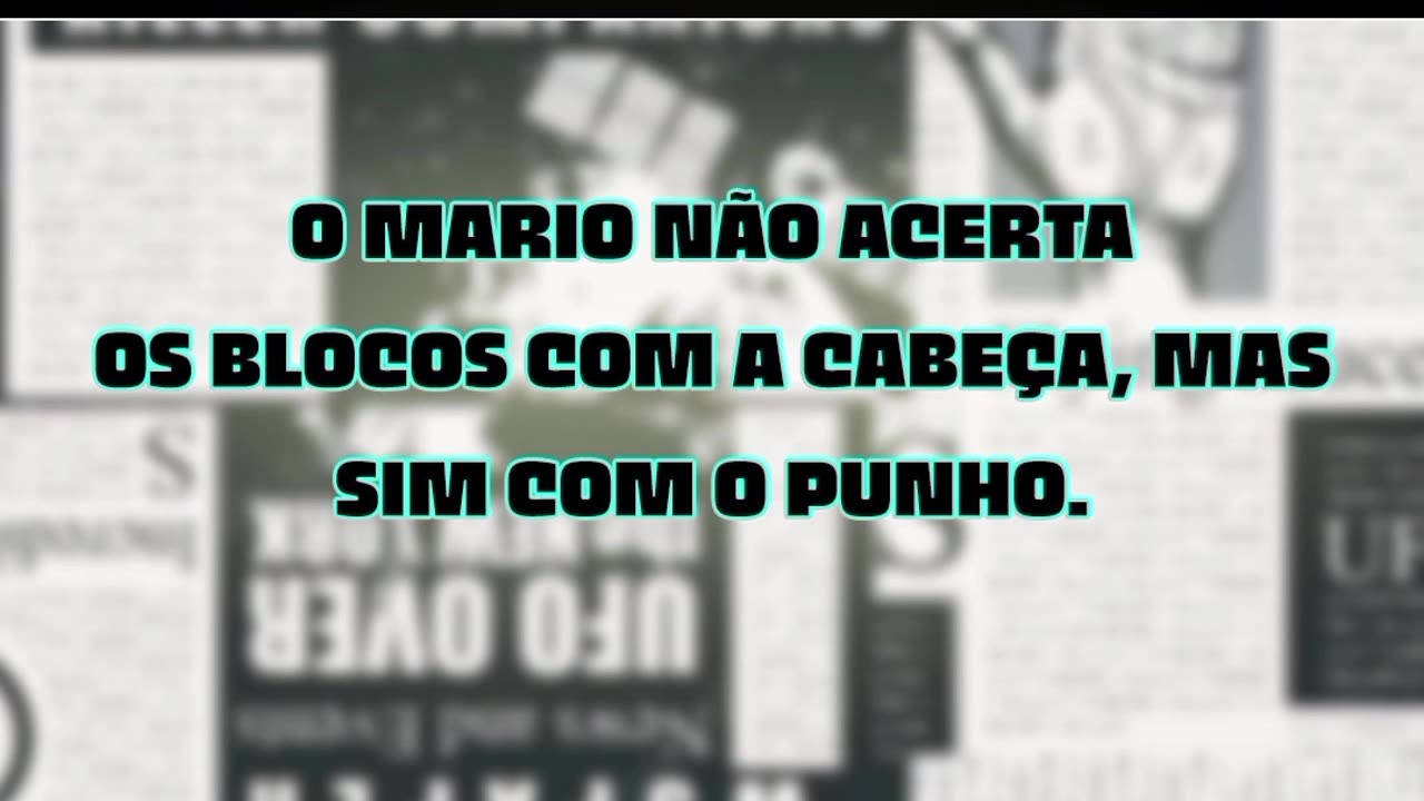 CURIOSIDADE SOBRE O MENINO MARIO