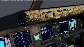 Frankfurt EDDF Take Off Runway 18 P3Dv4 IVAO 777-200