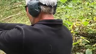 Father in Law taking his first shots ever with a pistol! #czp10c #pewpew #shorts #shortsvideo #trend