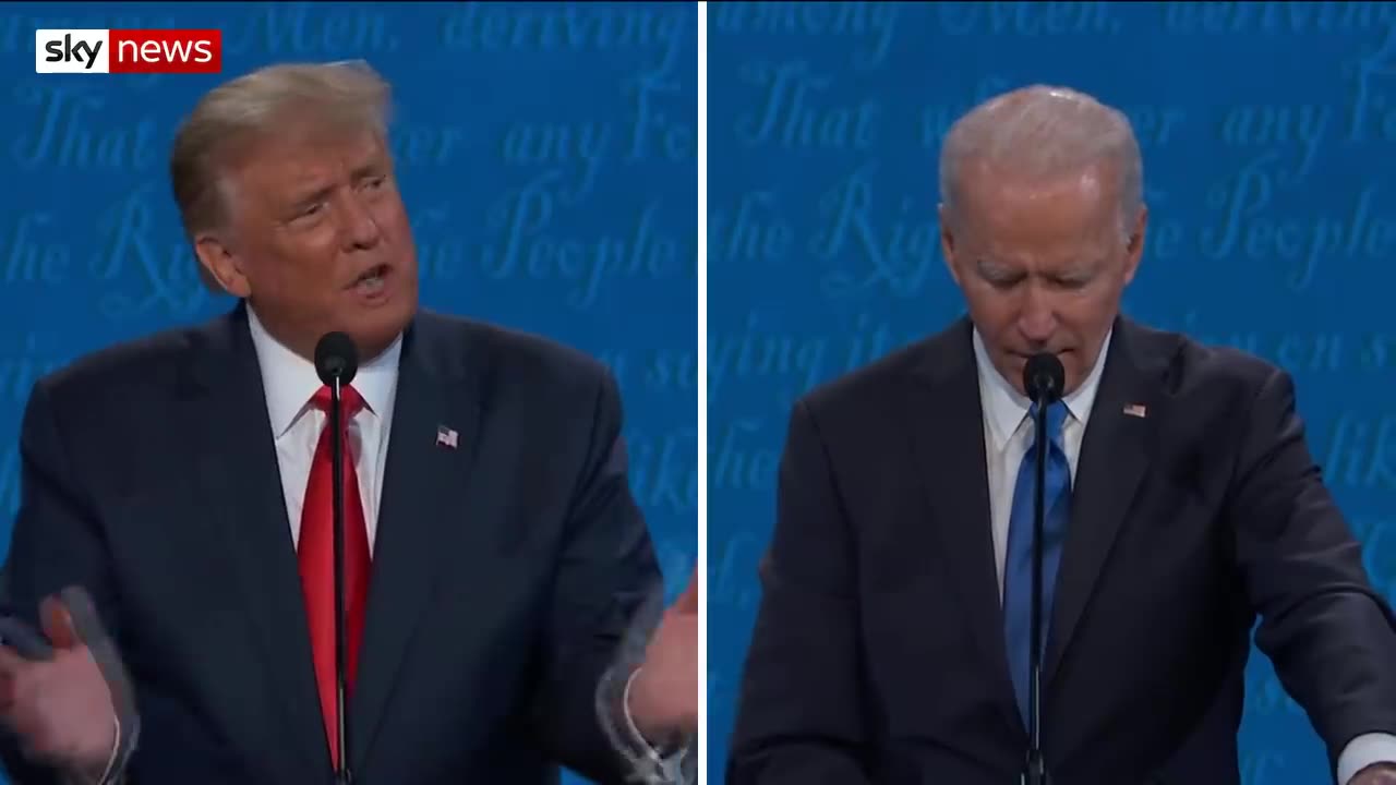 Trump and Biden face off in final US presidential debate - highlights