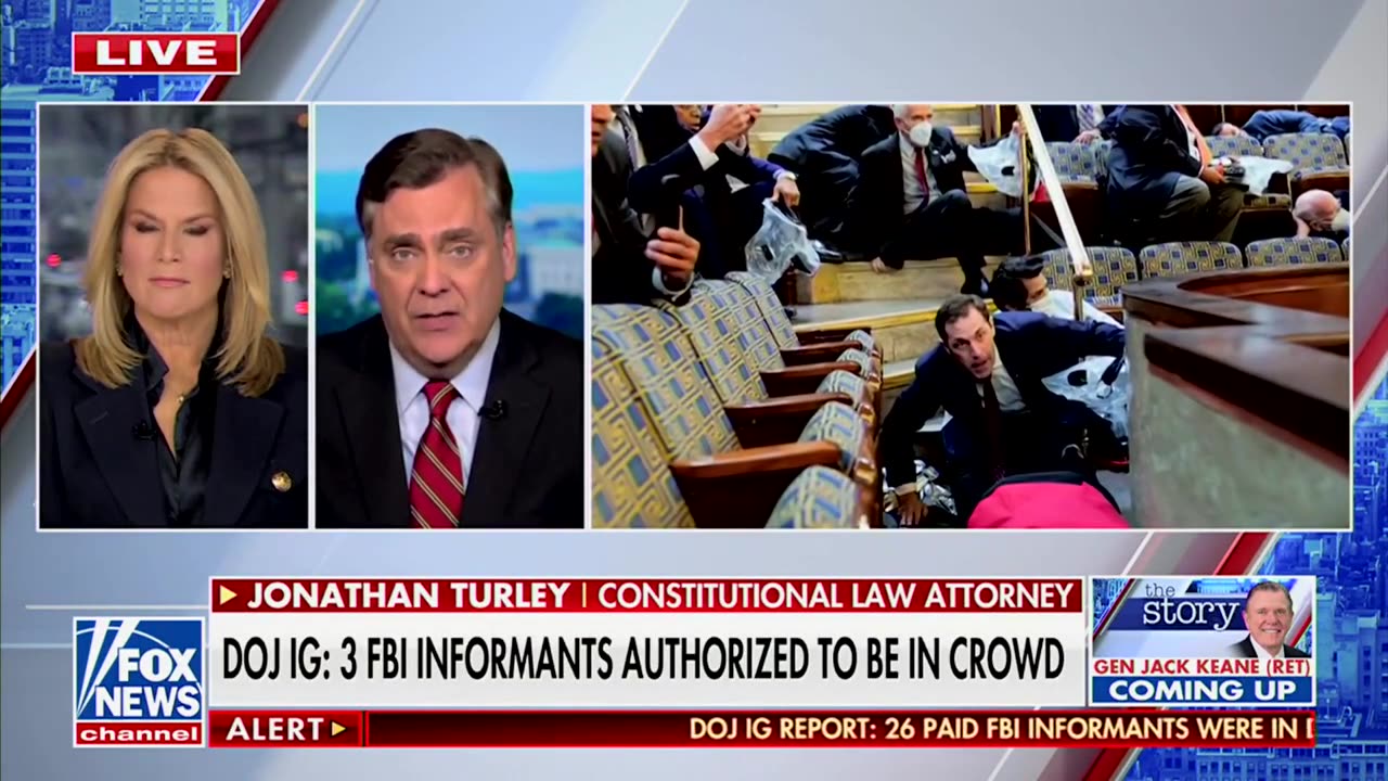 Jonathan Turley Questions Why J6 FBI Informants Weren't Charged While 1,500 Others Were Arrested