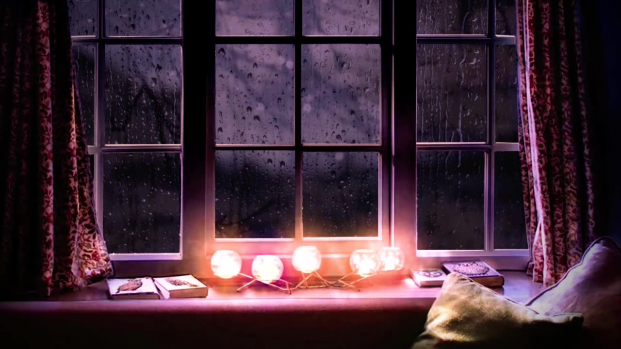 Scary Rain Sounds to fall asleep more easily