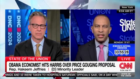 Hakeem Jeffries ENDORSES Kamala’s Price Control Plan 🔴💸📜