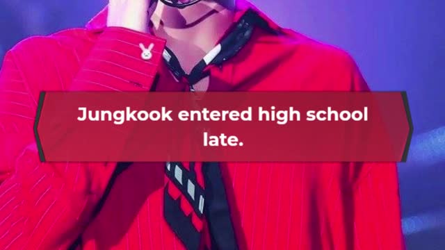 bts jungkook fact